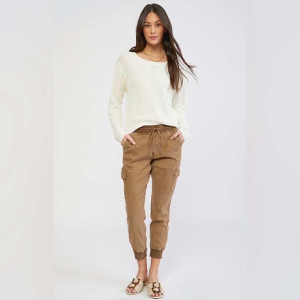 Level 99 Brown Cargo Jogger Pants